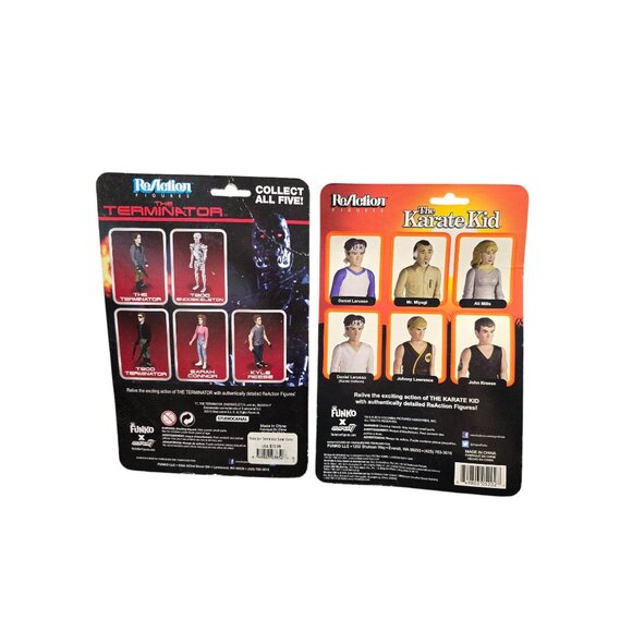 Funko Terminator & Daniel Larusso ReAction Action Figure New - Picture 7 of 9